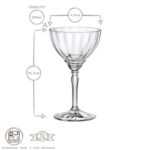 12x Bormioli Rocco Florian Champagne Cocktail Martini Glasses 240ml Clear - Image 3