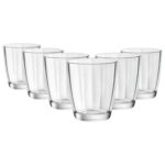 12x Bormioli Rocco Pulsar Double Old Fashioned Glasses Tumblers Set 390ml Clear