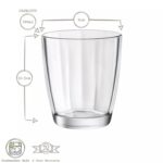 12x Bormioli Rocco Pulsar Double Old Fashioned Glasses Tumblers Set 390ml Clear - Image 3