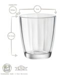 12x Bormioli Rocco Pulsar Double Old Fashioned Glasses Tumblers Set 390ml Clear - Image 3