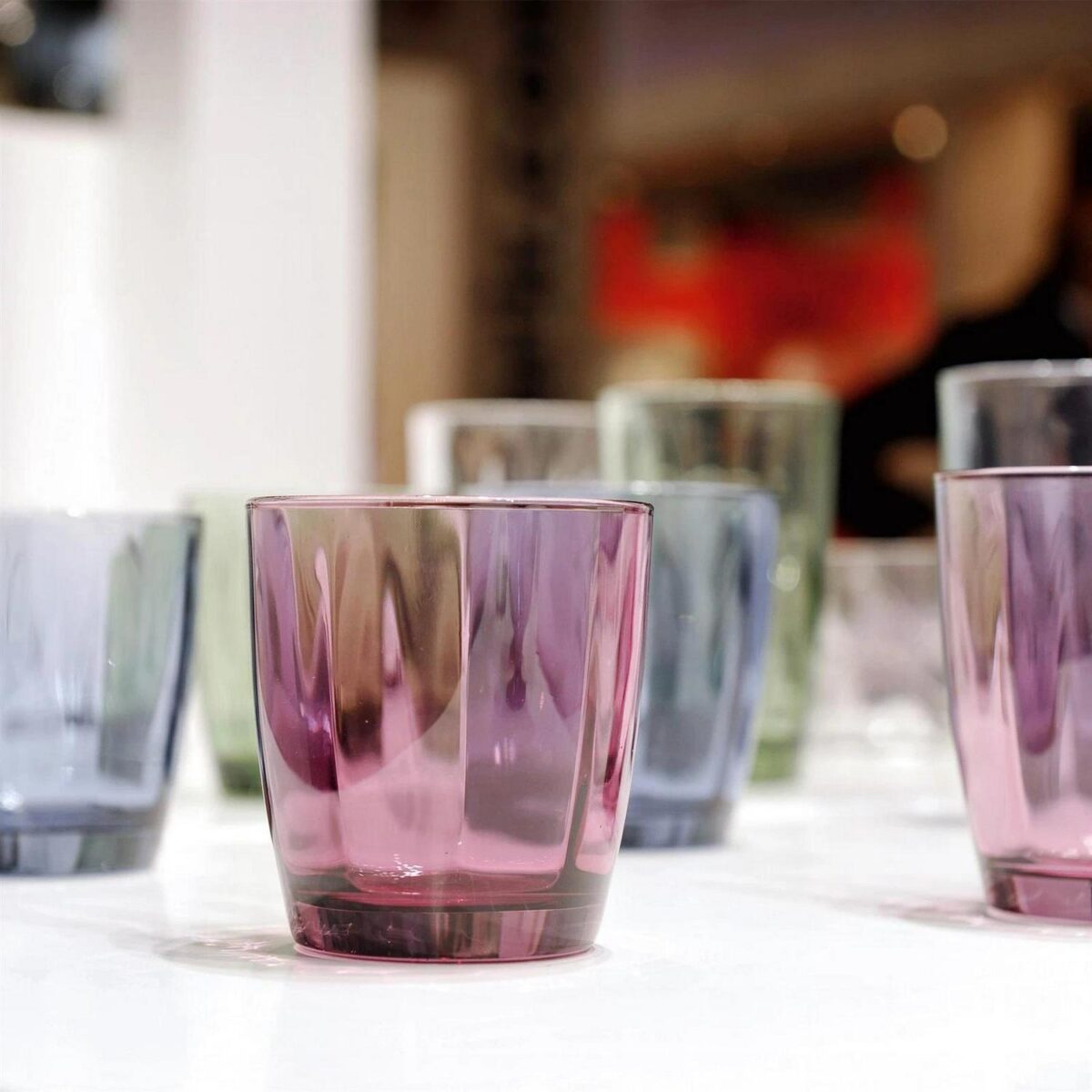 12x Bormioli Rocco Pulsar Double Old Fashioned Glasses Tumblers Set 390ml Clear - Image 6