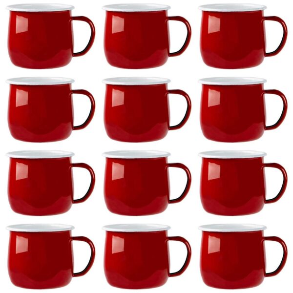 12x Coloured Enamel 51d0a018befc7c1a2fd31222a909588d
