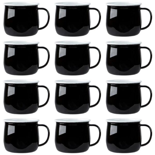 12x Coloured Enamel a59be430b60b5155cc358a82301b1153
