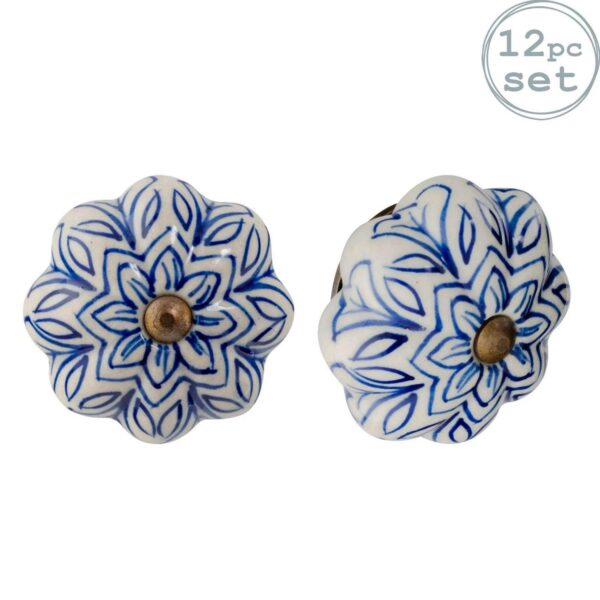 12x Floral Ceramic C b592347756068e94fa51e4358b054df9