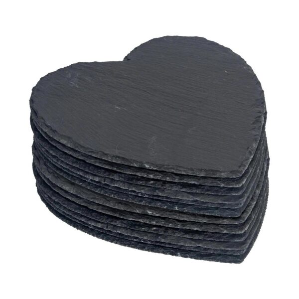 12x Heart Slate Plac 43e4da6d6687c05873942366421524dc