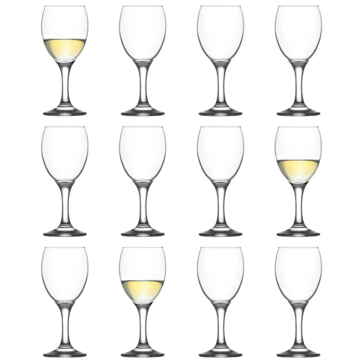 12x LAV 205ml Empire White Wine Glasses Party Cocktail Drinking Glass Goblet Set - Image 1