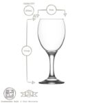 12x LAV 205ml Empire White Wine Glasses Party Cocktail Drinking Glass Goblet Set - Image 3