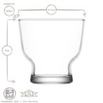 12x LAV 240ml Petit Glass Ice Cream Bowls Fruit Sundae Dessert Dishes Set - Image 3