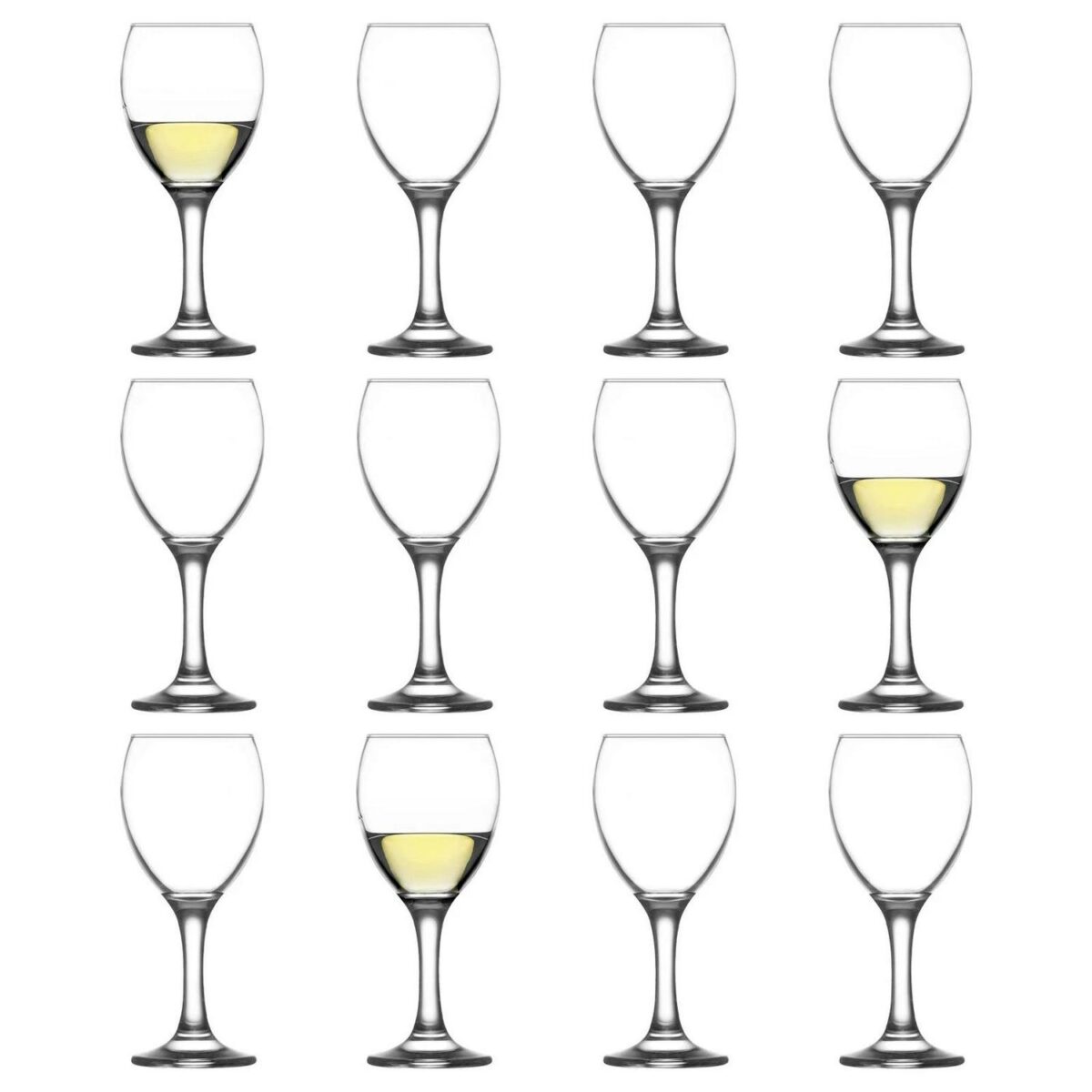 12x LAV 245ml Empire White Wine Glasses Party Cocktail Drinking Glass Goblet Set - Image 1