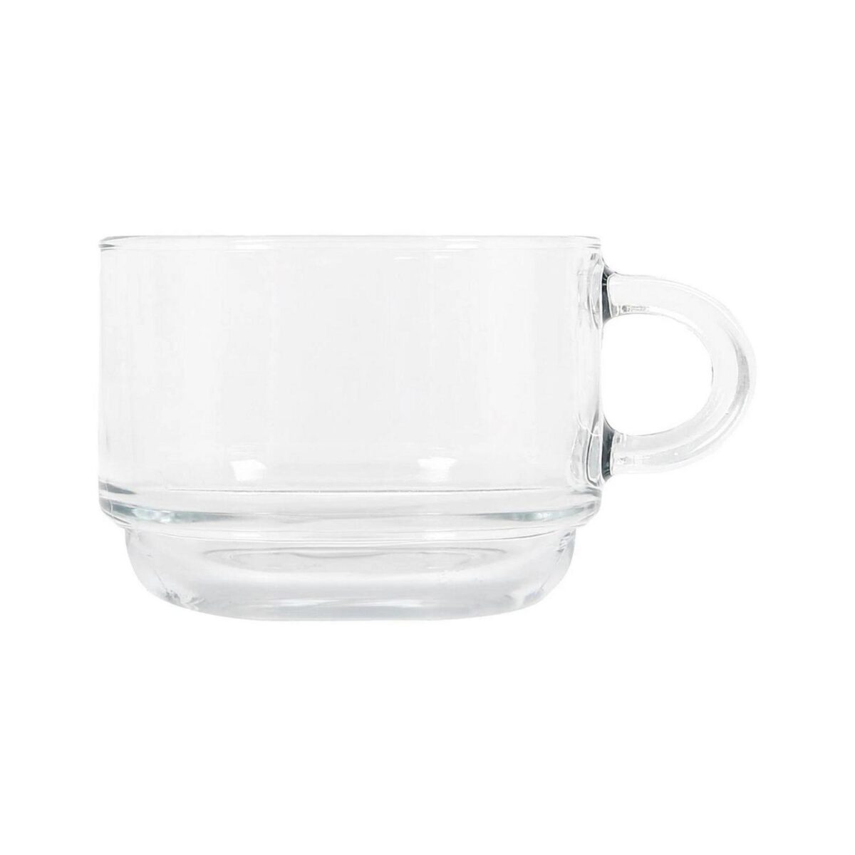 12x LAV 270ml Cozy Stacking Glass Coffee Cups Clear Tea Latte Cappuccino Glasses - Image 4