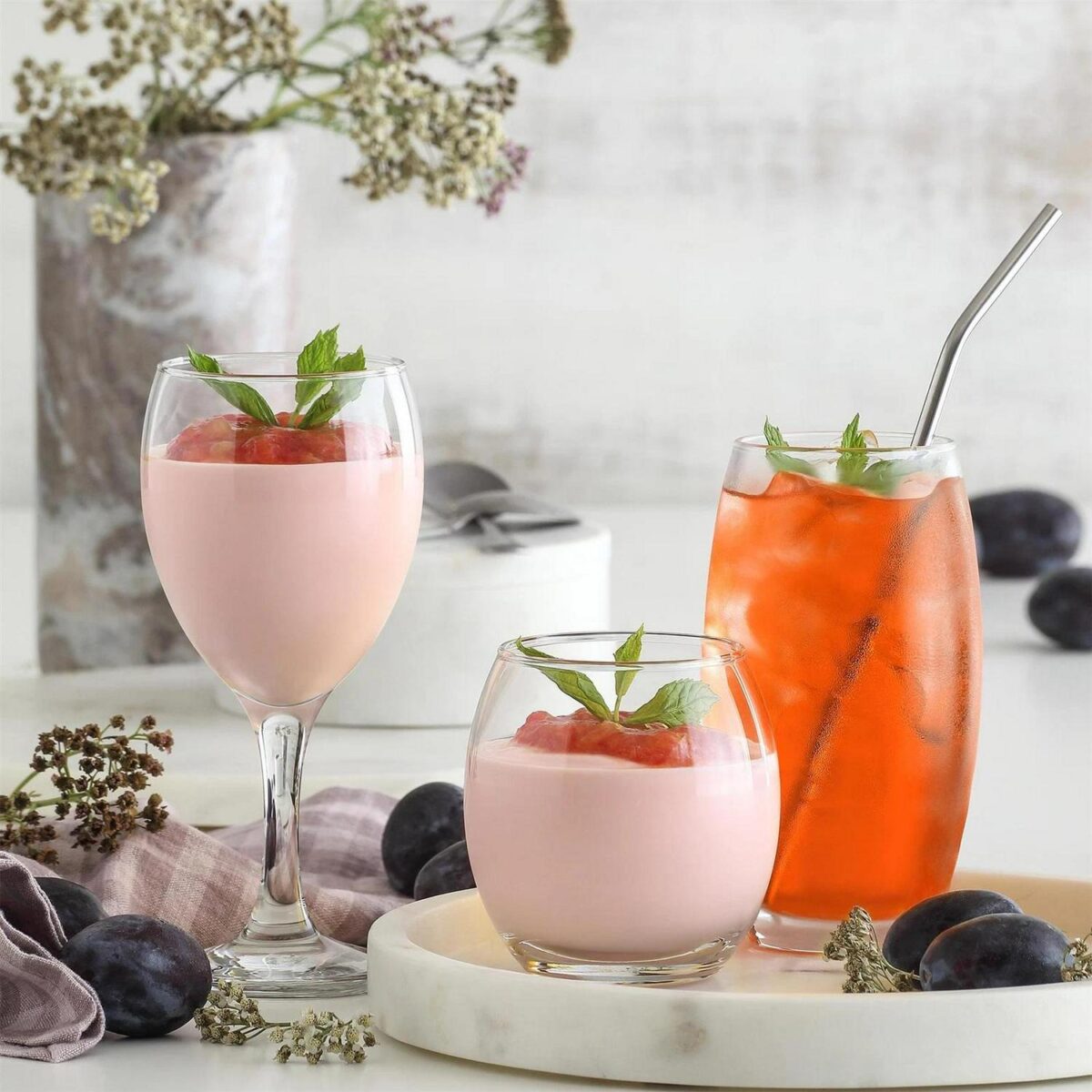 12x LAV 340ml Empire Wine Glasses Party Cocktail Drinking Glass Goblet Set - Image 5