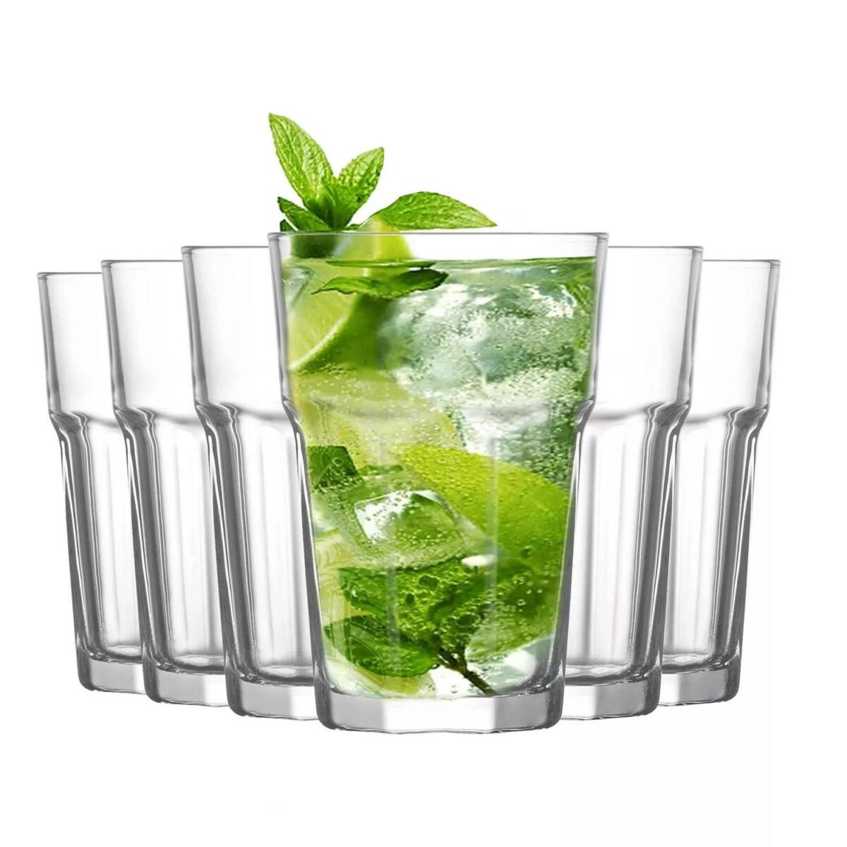 12x LAV Aras Highball Glasses Tall Glass Water Drinking Tumblers Set 365ml - Image 1