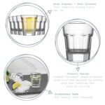 12x LAV Aras Shot Glasses Small Mini Glass Hen Party Drinking Cups Set 45ml - Image 2