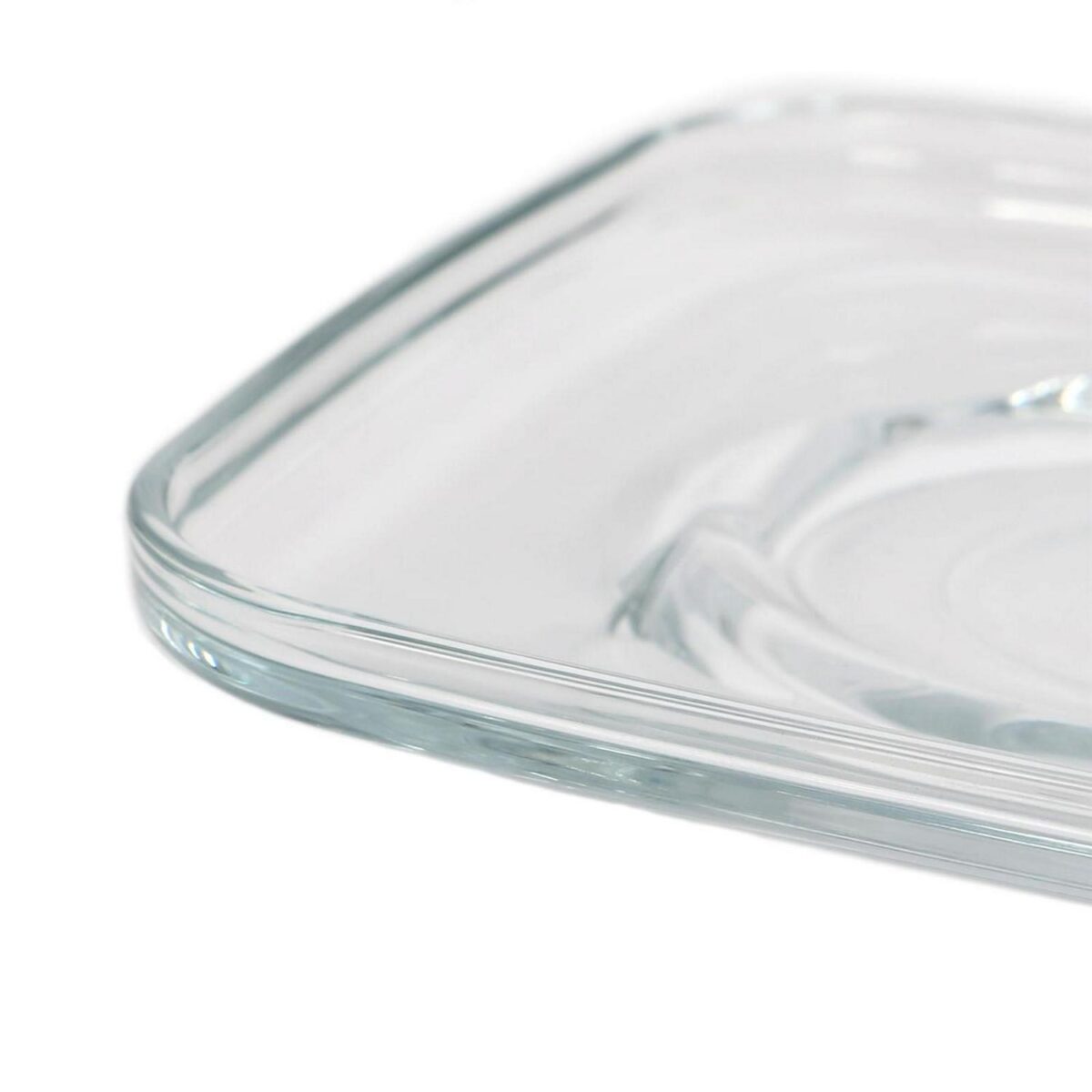 12x LAV Clear 16.5cm Cozy Glass Cappuccino Saucers for Tea Latte Cup Mug Glasses - Image 4