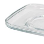 12x LAV Clear 16.5cm Cozy Glass Cappuccino Saucers for Tea Latte Cup Mug Glasses - Image 4
