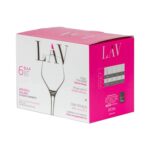 12x LAV Clear 260ml Ella White Wine Glasses Party Cocktail Drinking Goblet Set - Image 5