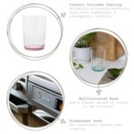 12x LAV Colour Base 520ml Bodega Highball Glasses Glass Drinking Tumblers Set - Image 2