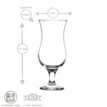 12x LAV Fiesta Pina Colada Glasses Hurricane Cocktail Party Drinking Set 460ml - Image 3
