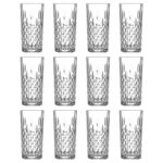12x LAV Odin Highball Glasses Tall Glass Water Drinking Tumblers Set 356ml