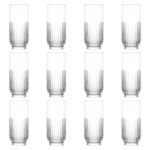 12x LAV Tokyo Highball Glasses Tall Glass Water Drinking Tumblers Set 395ml