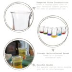 12x LAV Zen+ Coloured Base Glass Coffee Mugs Tea Latte Cappuccino Cups 225ml - Image 2