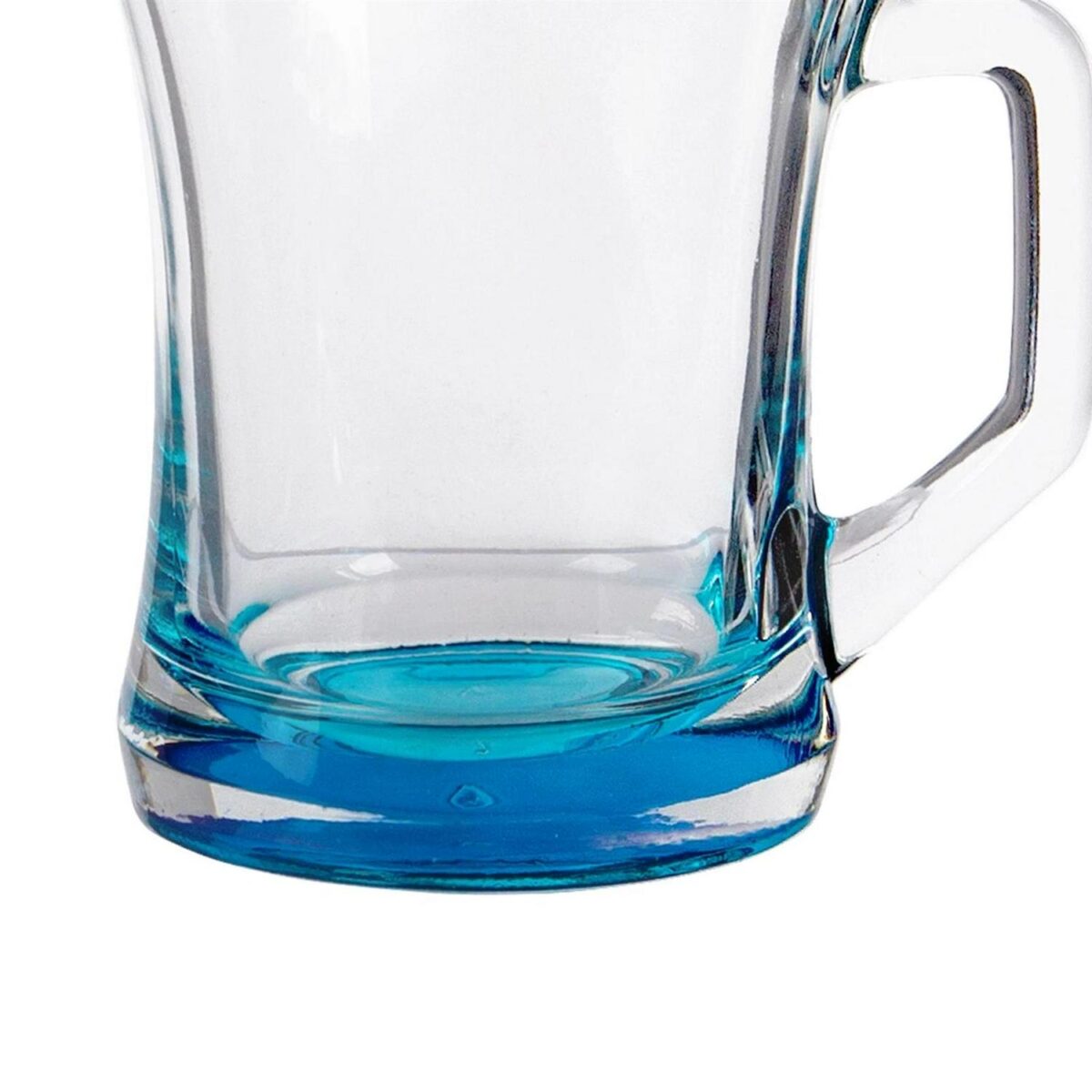 12x LAV Zen+ Coloured Base Glass Coffee Mugs Tea Latte Cappuccino Cups 225ml - Image 4