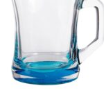 12x LAV Zen+ Coloured Base Glass Coffee Mugs Tea Latte Cappuccino Cups 225ml - Image 4