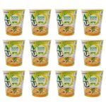 12x Nongshim Soon Veggie 67g Cup Instant Noodles Korean Ramen Pot Noodle Pack