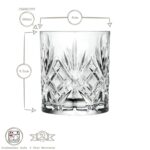 12x RCR Crystal 340ml Melodia Whisky Glasses Whiskey Tumbler Glassware Gift Set - Image 3
