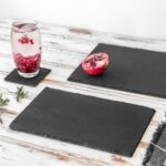 12x Rectangle Slate Placemats 30cm x 20cm Natural Dining Table Place Mats Set - Image 7