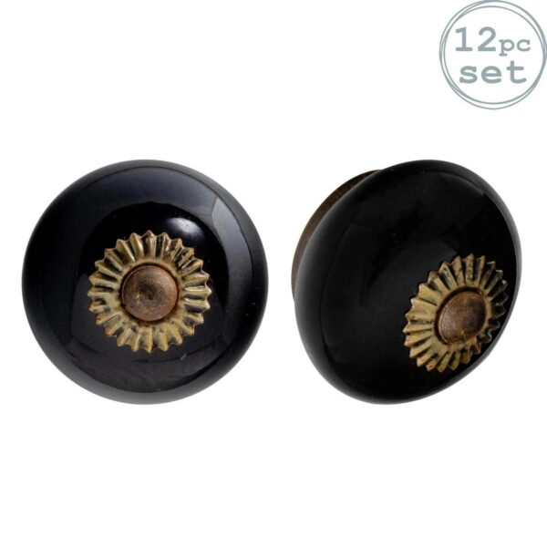 12x Round Ceramic Ca b5ade42fbb7176f3cbcacd3c7a910584