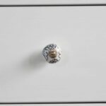 12x Round Ceramic Cabinet Knobs Cupboard Door Drawer Handles Black Blooms - Image 7