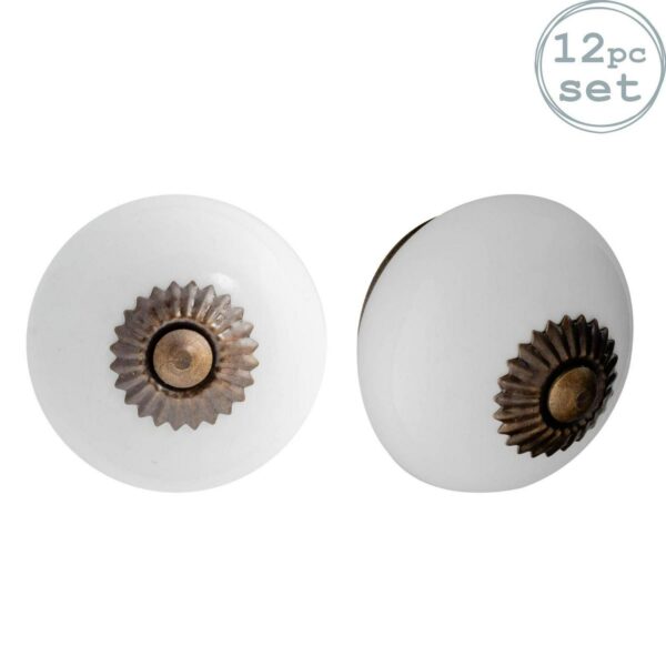 12x Round Ceramic Ca d1ff9d3963202fd40e1efe0b1ca32f31