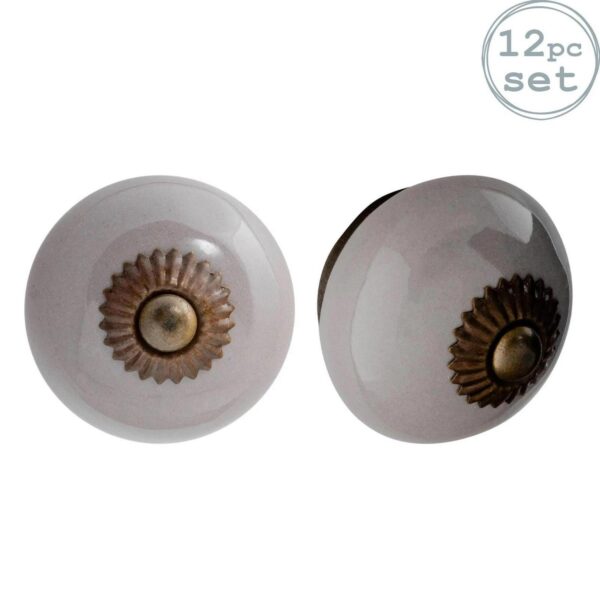 12x Round Ceramic Ca e65b9c4584dfdfc134d8b170f9e71c19