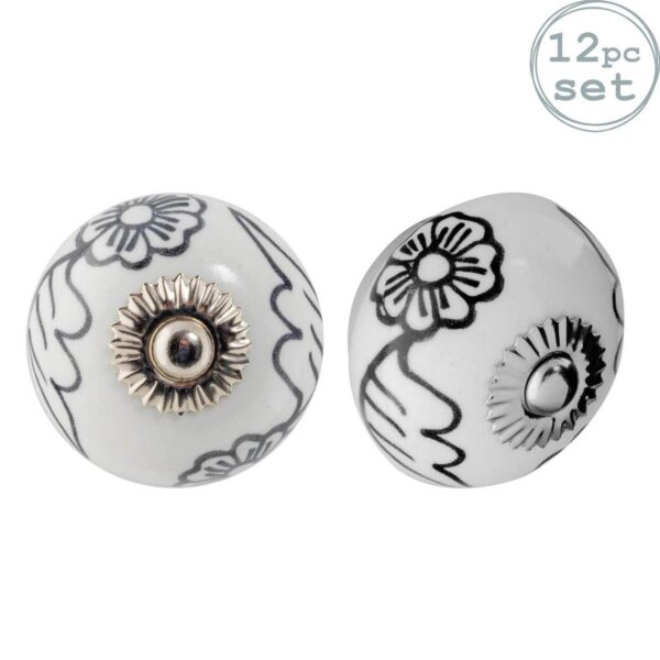 12x Round Ceramic Ca e6bcf792b7aaffdc0d01c6b9b86b8342