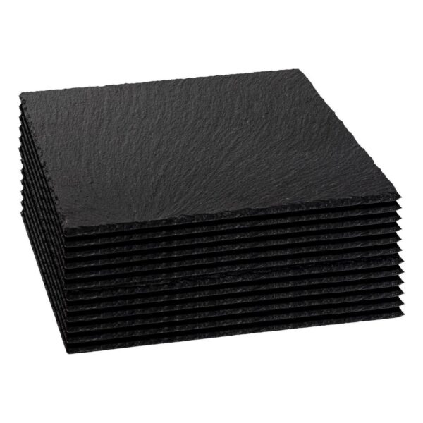 12x Square Slate Pla ae83f4a4347ea9f482755744f24404ae