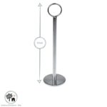12x Table Number Holders Wedding Place Card Sign Stand Set Photo 20cm Silver - Image 3