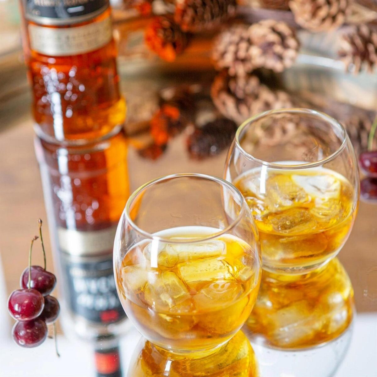 12x Tondo Whisky Glasses Modern Water Juice Glass Drinking Tumblers 405ml Clear - Image 7