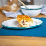 12x White Enamel Side Plates Metal Outdoor Camping Food Dishes 20cm Green - Image 6