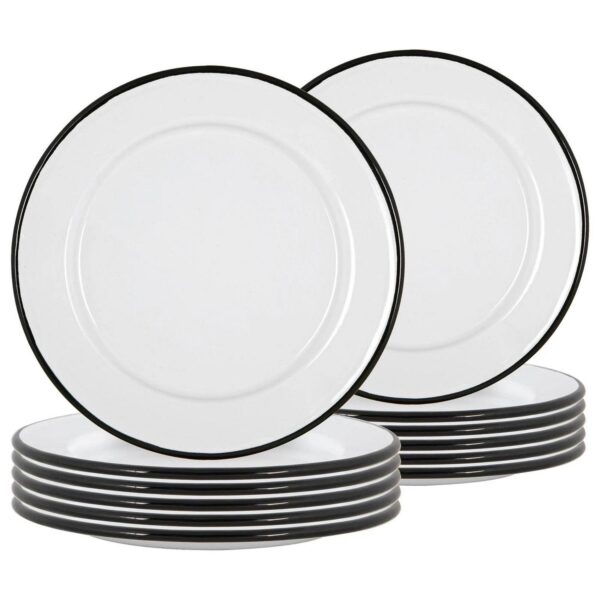 12x White Enamel Sid e3d22d231572d0547be1f5b2e32ede67