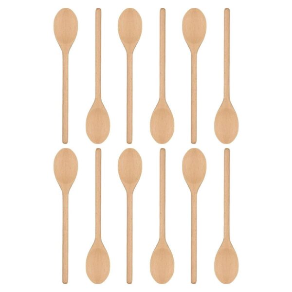 12x Wooden Cooking S 9f534d6d7e0a48f07ace883affd46ca9