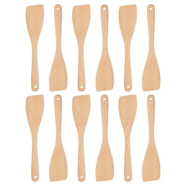 12x Wooden Spatulas 2677be9d80e1bc5759f2ae11a04bebbf