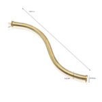 14ct Yellow Gold Tubo Gasse Bracelet - Image 2