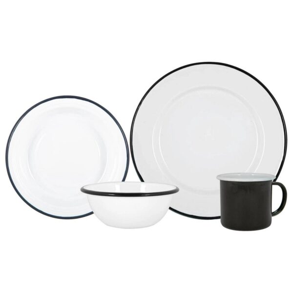 16pc White Enamel Di 194c39182c31eb31319d3888f92db852