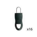 16x Universal Zip Repair Kit Replacement Clothing Luggage Zipper 2 Sizes Black - Image 5