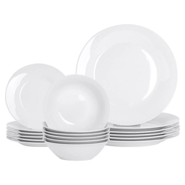 18pc White Porcelain fbd94a95a5290bb1ce3d9300da496ea4