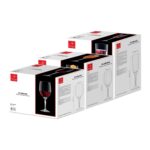 18pcx Bormioli Rocco Florian Stemware Set Glass Red White Rose Stem 9cm Clear - Image 4