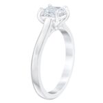 1.00ct Square Step Cut Diamond Solitaire Ring, Platinum - Image 4