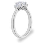 1.00ctw Emerald Cut Diamond 3 Stone Ring, 18ct White Gold - Image 5