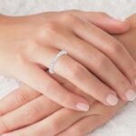1.00ctw Round Brilliant Cut Claw Set Diamond Eternity Ring, 18ct White Gold in 6 Sizes - Image 2